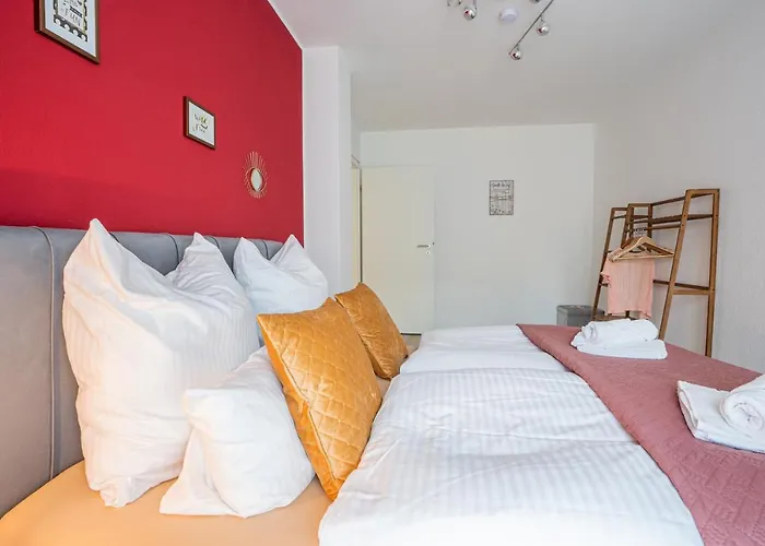 Golden Design Apartment, Zentral, Familie Und Business, 1000 Mbit Appartamento Duisburgo